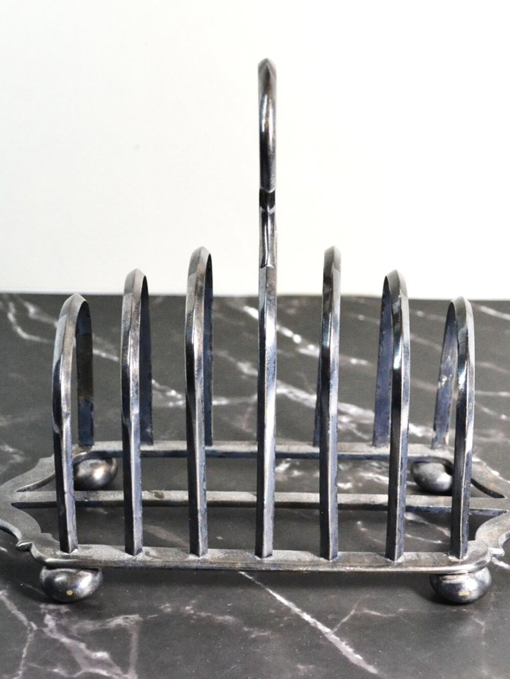 Vintage Silverplate Toast Rack Dining Table Decor Accessory - Picture 2 of 4